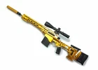 1/6 Scale Gold MSR Sniper Rifle US Army Remington Modular Gun Action Figure