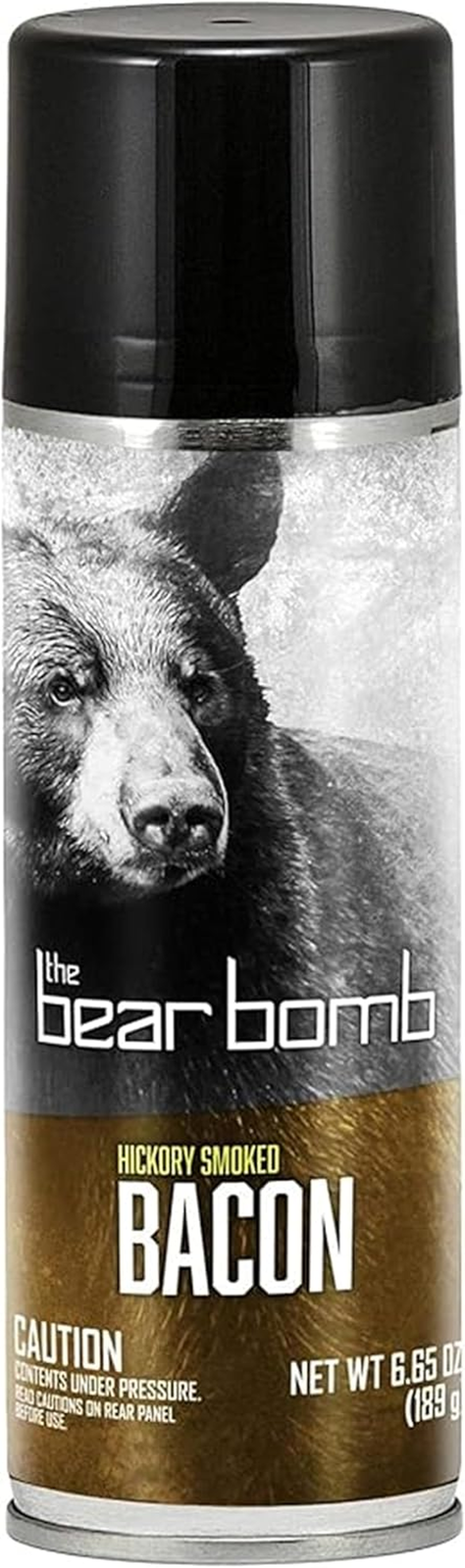 Bear Bomb Hickory Smoked Bacon Aerosol Spray Hunting Bear Lure Attractant Scent