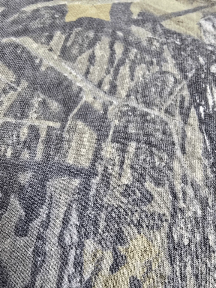 Camiseta De Colección Años 90 Jerzees Mossy Oak BreakUp Camuflaje Caza Manga Larga Bolsillo Talla L/XL Foto 2 de 4