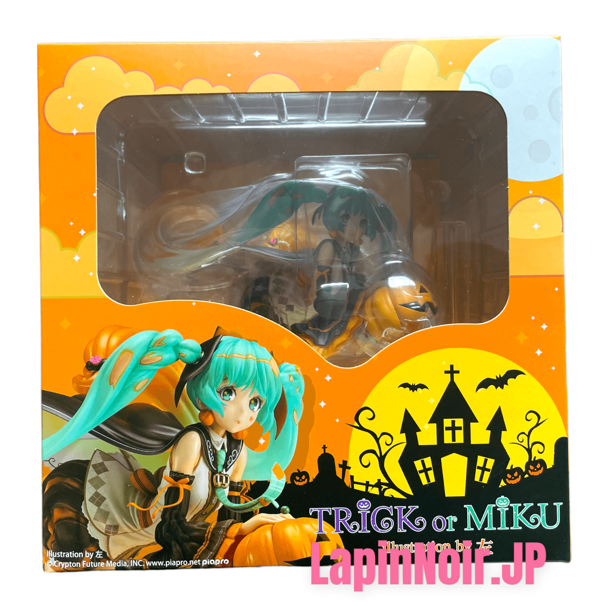Hatsune Miku figure TRICK or MIKU illustration by Hidari Hatsune Miku figure TRICK or MIKU illustration by Hidari