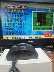 Sega Genesis Mini At Games Console w/ 80 Built-In Games + 7 Games,  - TESTED