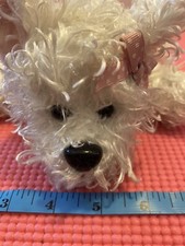 Ganz Webkinz White Terrier Westie Dog Plush Stuffed Animal No Code 7 Inch