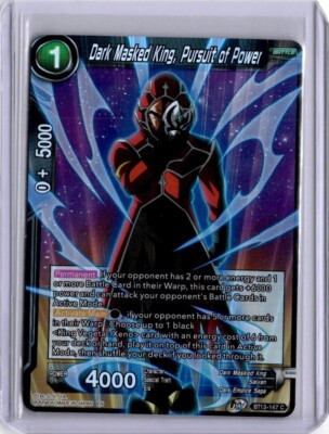 Dark Masked King, Pursuit of Power BT13-147 C Holo Supreme Rivalry