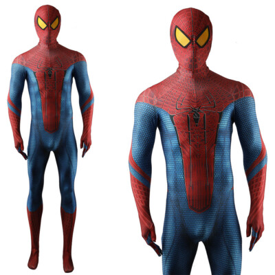The Amazing Spider-man 1 Jumpsuit Cosplay Costume Adult Kids Suit Halloween US