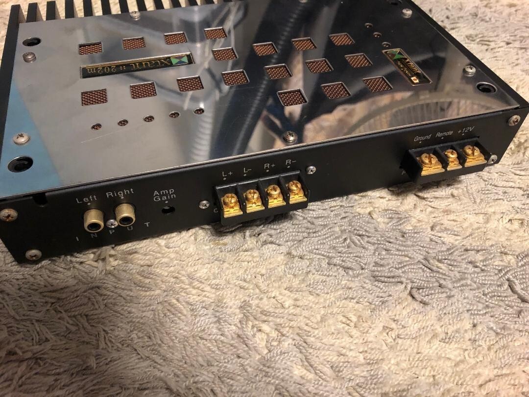 Xtant 202m Used 2 Channel Car Audio Power Amplifier High Output