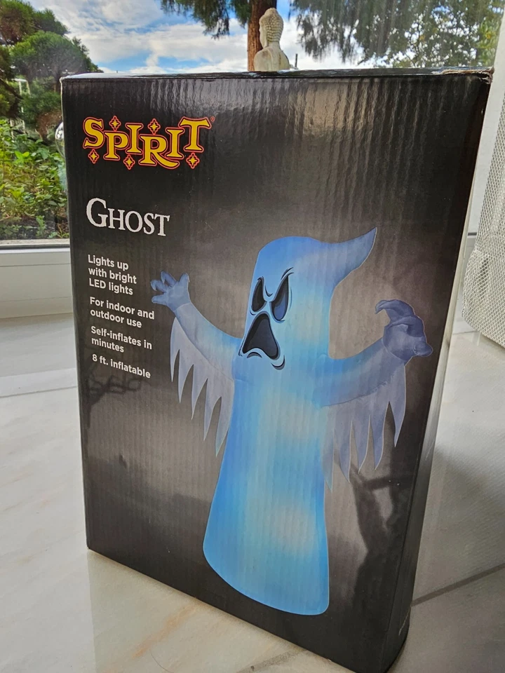 XXL LED Licht Halloween Geist 2,5 Meter aufblasbar für ihren Garten - Bild 4 von 4