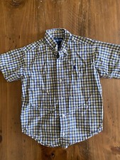 Boys Size 5 Ralph Lauren Short Sleeve Button Down Shirt