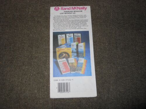 Rand McNally Karte von Fort Worth, nicht datiert, um 1980, gebraucht - Bild 2 von 7