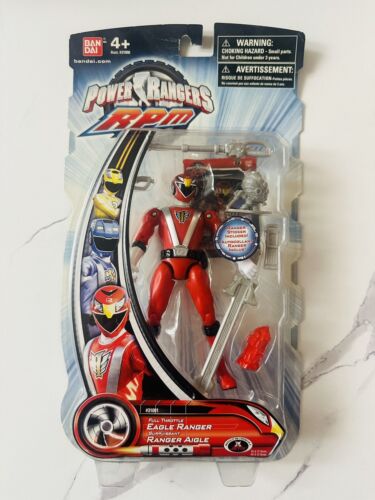 Power Rangers RPM Pełna przepustnica Orzeł Czerwony Ranger Nowy Bandai 2009 - Zdjęcie 1 z 2