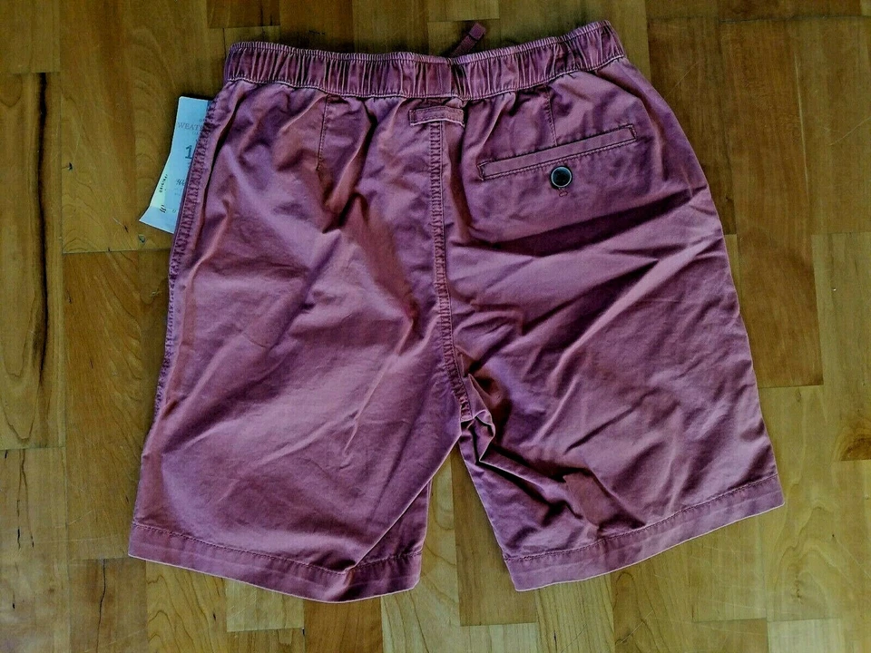 New WEATHERPROOF Men's Size S Small Elastic Waistband Red Brick Shorts $55 - Image 4 of 4