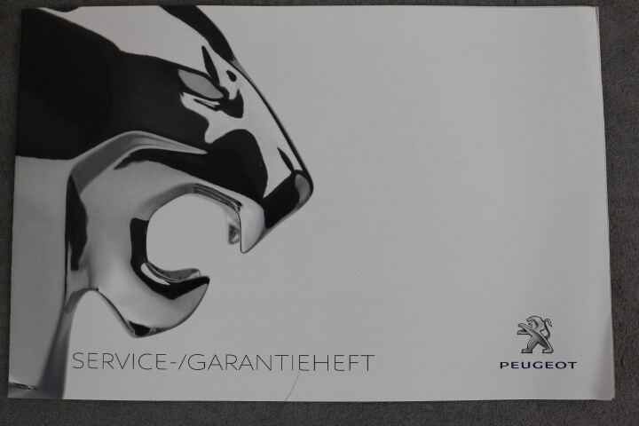 Peugeot Service-Garantieheft "OHNE Einträge" März 2019 Wartung.-Inspektionsheft
