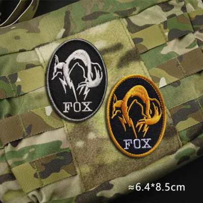 MORTHOME M Fox Iron on Patch from Metal Gear Solid The Phantom Pain