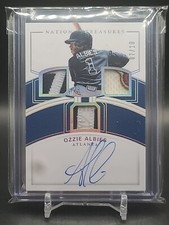 2018 National Treasures Rookie Autograph Auto Ozzie Albies RC  Auto 07/10