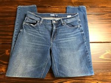 Old Navy Pants Women's Size 30W Denim Jeans Boyfrriend Mid Rise Straight Cut