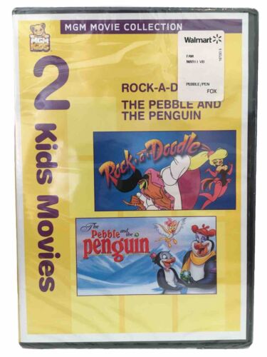The Pebble and the Penguin/Rock-A-Doodle (DVD, 2010) Rare ! Tout neuf ! Scellé ! - Photo 1/2