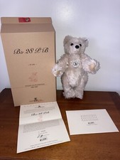 Steiff WHITE Bear 28PB Club 2002 Edition 420290 NUMBER 370 Wax Nose Jointed Box
