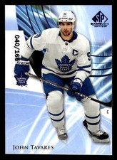 2020-21 SP Game Used - Blue Burst - #54 John Tavares - Maple Leafs - /165