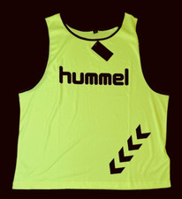 Mens XL Hummel Tank Top Adult Training Practice Bib Gym Workout Bright Bike Vest