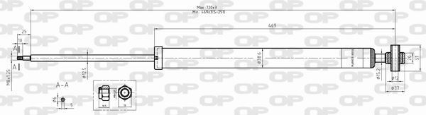 Amortisseur arrière pour Mazda 5 2.0 CD et 1.8 MZR pièce de suspension unitaire