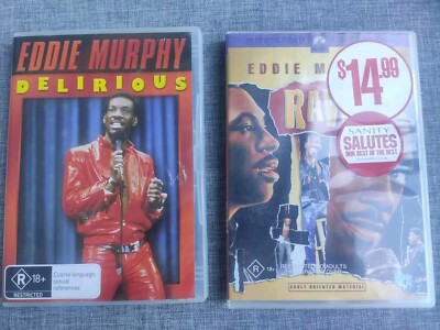 Eddie Murphy DVD Movie American Comedy Stand-Up Delirious Raw Eddie Murphy