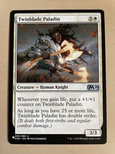 MTG The List Twinblade Paladin #285 Core Set 2020