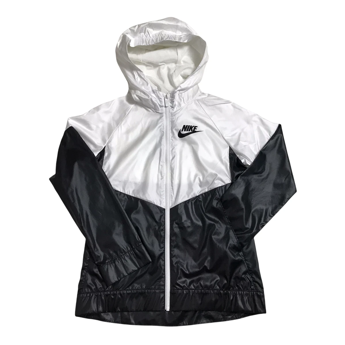 Nike Sportswear Windbreaker Jacket Girls Grade School SZ L DB8521 100 NWT