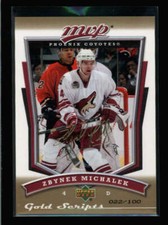 ZBYNEK MICHALEK 2007/08 UPPER DECK MVP #84 GOLD SCRIPTS #022/100 BA6422