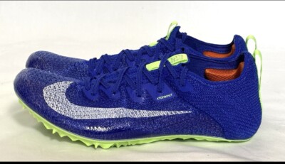 Nike Zoom Superfly 2 Elite Track Spikes Mens Size 4.5 / Womens Size 6 Blue