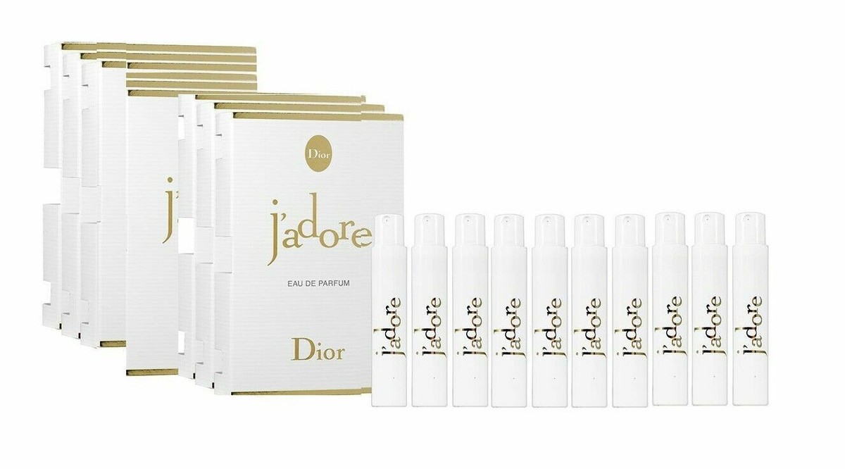 Dior J'adore Eau de parfum Spray Vial 10ml = 1ml x 10ml | eBay