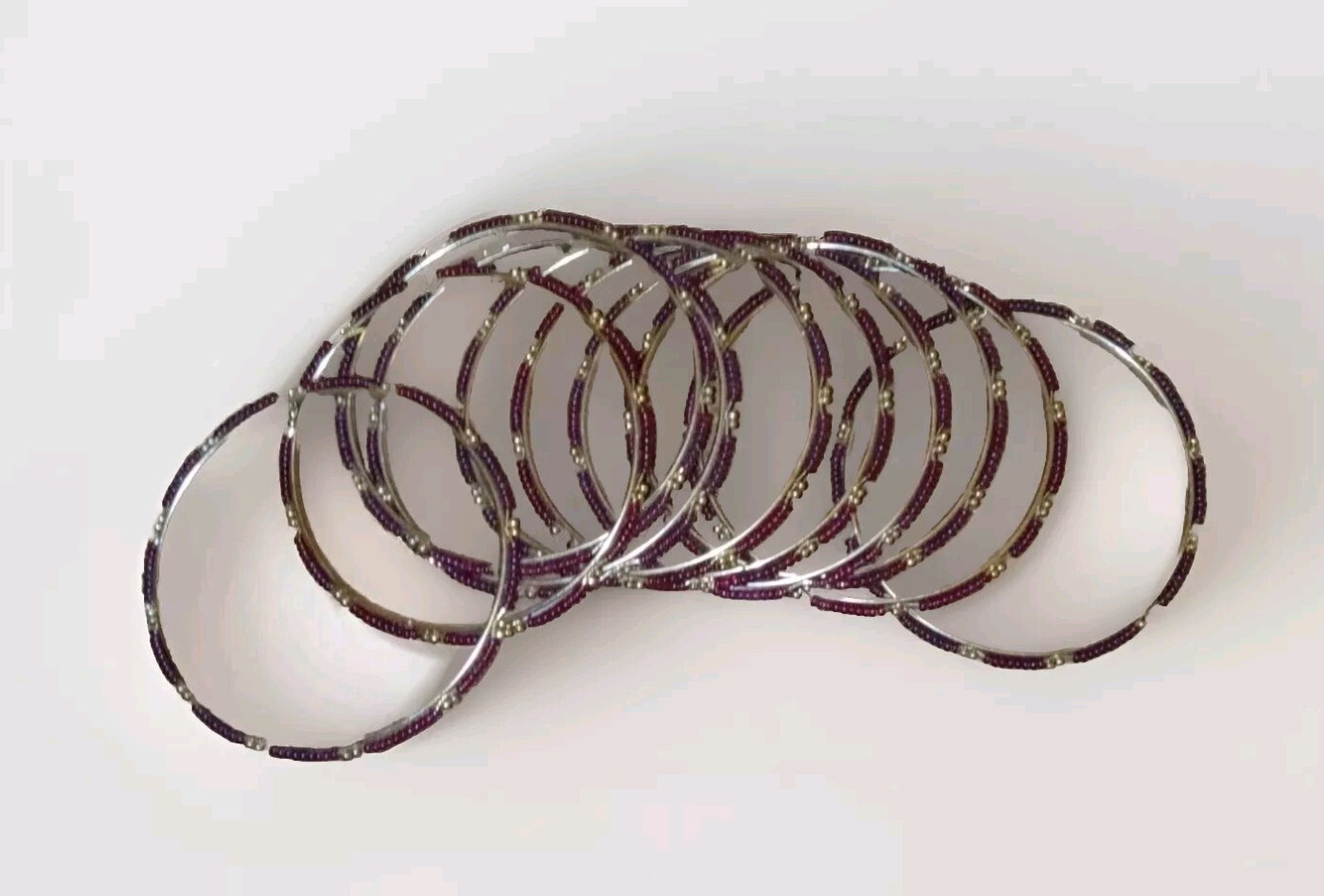 Women's Bangle Bracelets Stackable Small Slender … - image 3