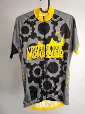 SUPER RARE Nike Livestrong Jersey Cycling Mondo Velo Bike Sz M Italy made