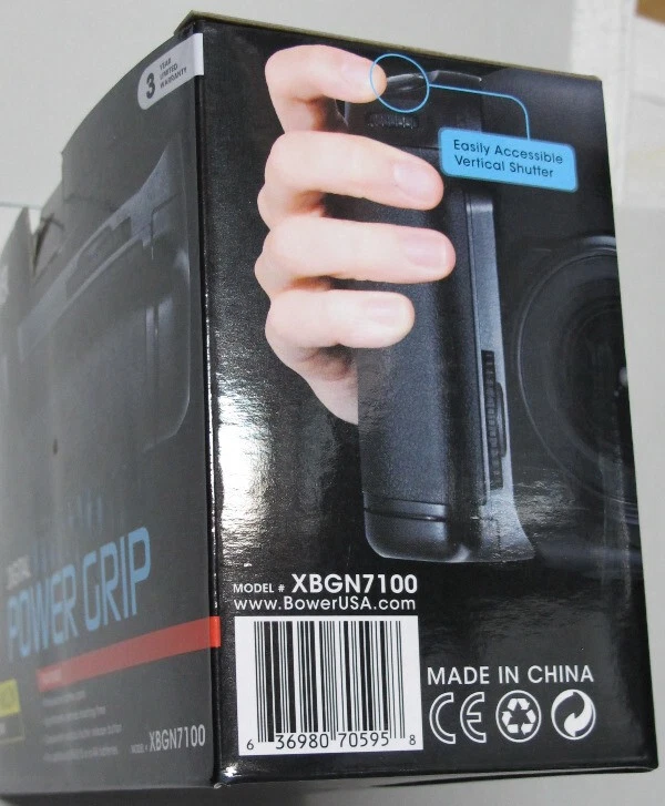 BOWER, Empuñadura Digital Power para Cámara Nikon D7100, XBGN7100 Foto 2 de 4