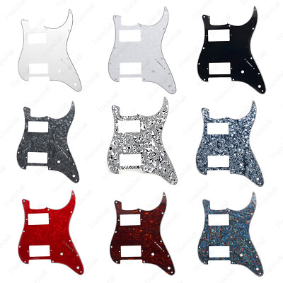 11 Hole HH Strat Style Pickguard For SQ Fender Stratocaster Various Colors