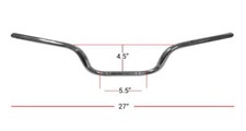 NEW HONDA CB125 GL125 CB F GLR OE STYLE 4" RISE  HANDLEBAR