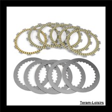 Kit Disques garnis + lisses Embrayage pour Suzuki DR 600 S de 1985 à 1989