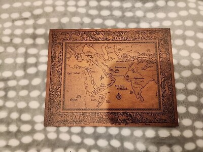 Daevabad Wooden Map January 2023 Illumicrate Exclusive 