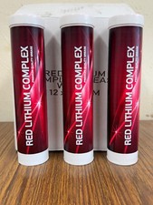 Ironsides Red Lithium Complex Grease Multi-Purpose Plunger And Screw Cartridges