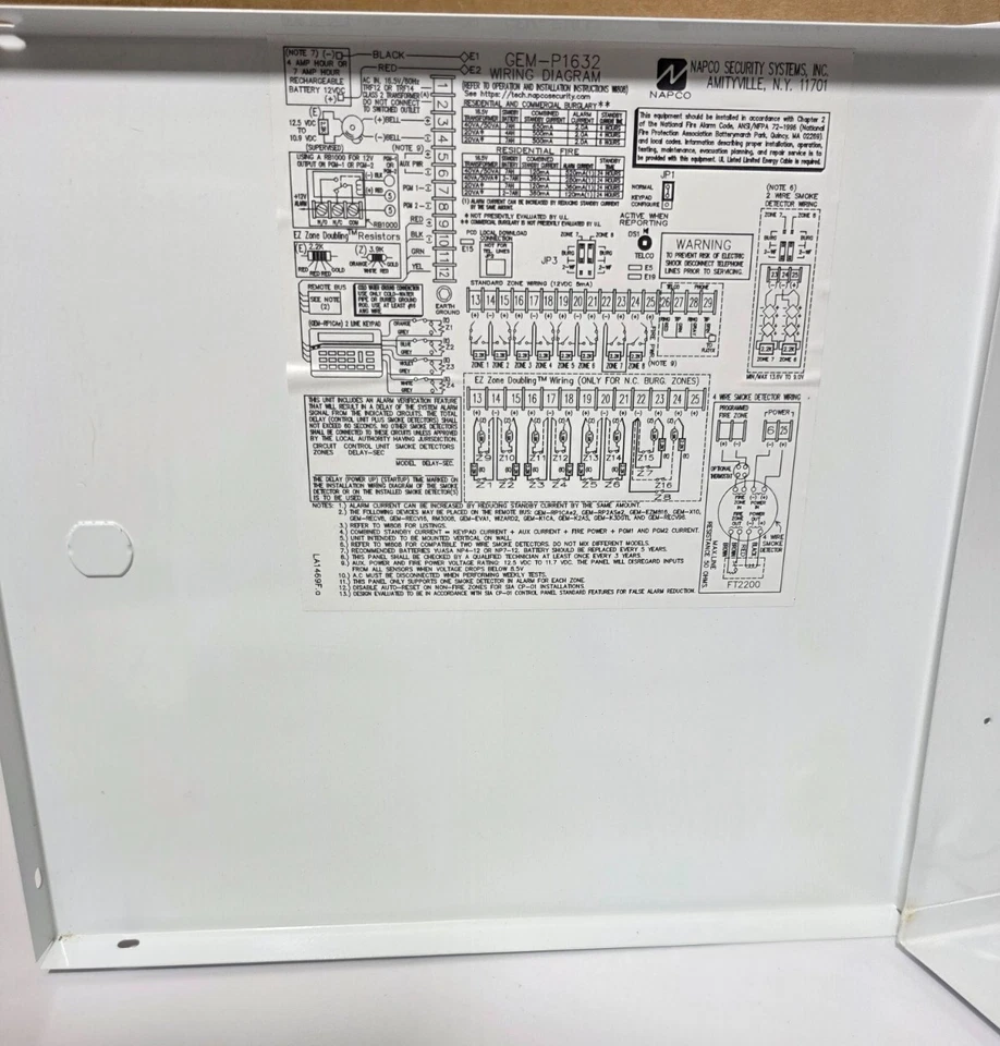 Napco GEM-P1632 Gemini Security Board Panel and Enclosure Case - Image 2 of 4