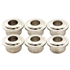 Musiclily Pro 6mm to 10mm Vintage/Modern Conversion Bushings for Guitar Pegs, Ni