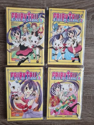Fairy Tail Blue Mistral 1-4 1. Auflage Hiro Mashima Rui Watanabe