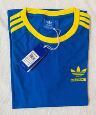 MEN'S ADIDAS  ORIGINALS TEE  SHORT SLEEVE CREW NECK THREE STRIPE  T-SHIRT L, XL