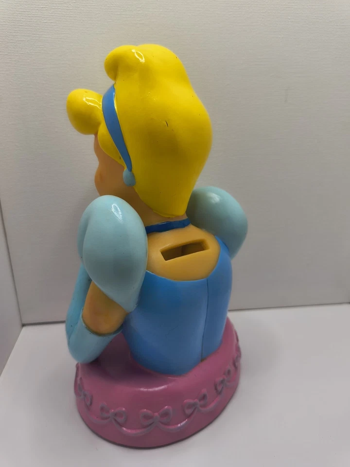 Disney Princess vintage Cinderella Bust Coin Bank - Image 2 of 4