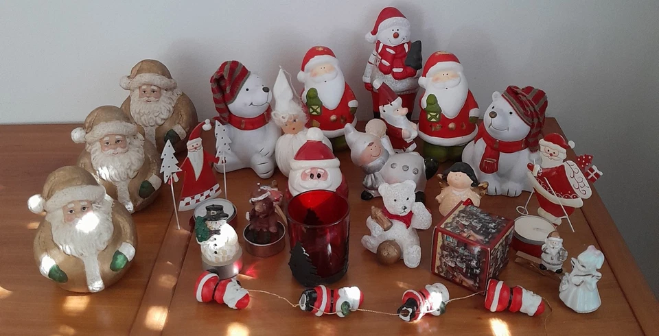 Grosses Konvolut Dekoration Weihnachten 2 mal Beleuchtung Nikolaus