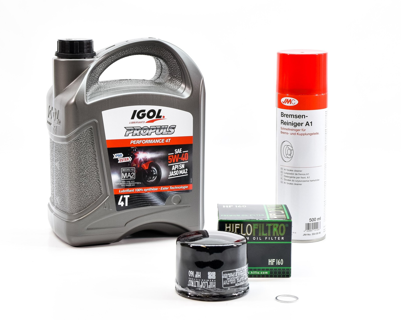 Kit vidange premium pour BMW R 1250 RS de 2019 à 2022 huile IGOL haute performance