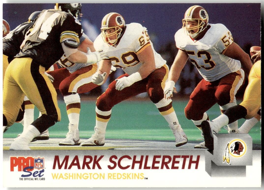 1992 Pro Set #679 Mark Schlereth