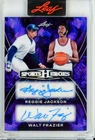 2026 Leaf Sports Heroes REGGIE JACKSON WALT FRAZIER Dual Ice AUTO Autograph 1/1