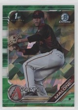 2019 Bowman Chrome Draft Sapphire Edition Green 31/50 Brennan Malone qf6