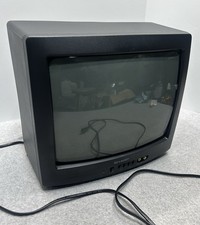 Vintage Sharp 13" Retro Gaming CRT TV 13N-M100B No Remote Front AV Tested