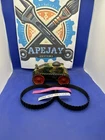 1 pair of tracks for Marx midget  tank with red wheels Tin Litho Toy Army Tank