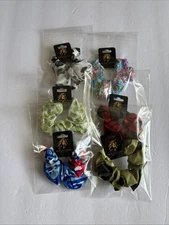 Reflections Hair Scrunchies, Assorted Colors, 6 Pieces, Sealed Packs. Brand New